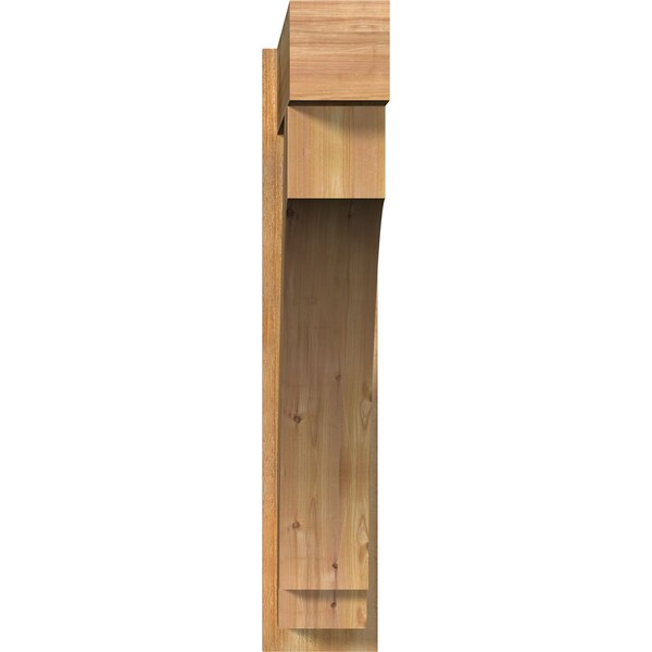 Imperial Block Rough Sawn Outlooker, Western Red Cedar, 8W X 42D X 42H